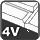 Фаска: 4V